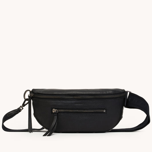 Charles Crossbody | Black/Gunmetal