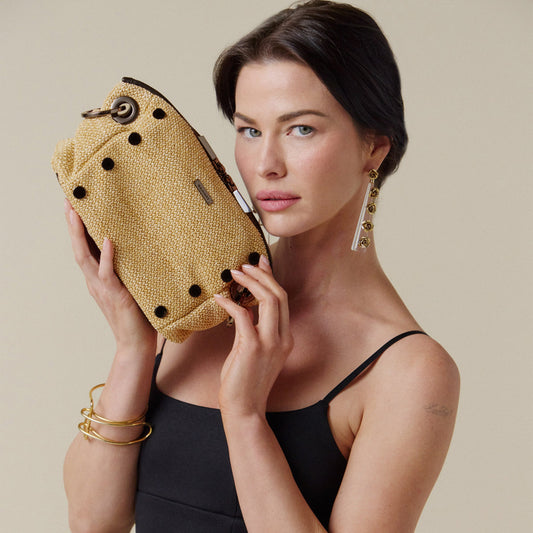 Daniel-Crossbody-Clutch-Sml-Chaparral-Raffia-Model-View