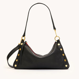 Kyle | Black/Brushed Gold Red Zip | Med