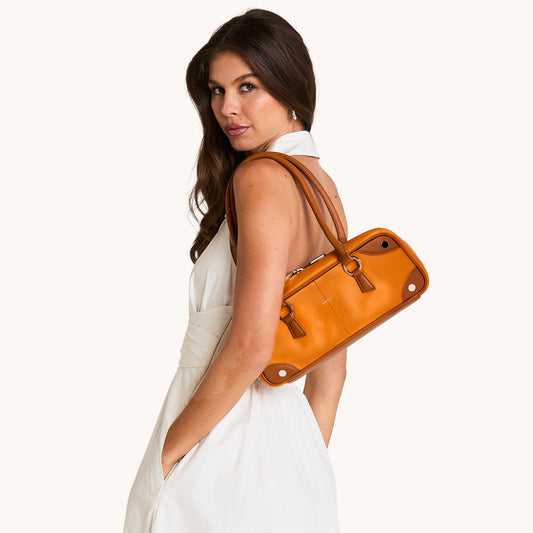 Meredith-Sml-Tailored-Tangerine-S-Model-View