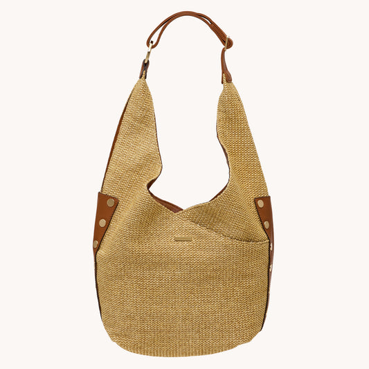 Tom-Zip-Lrg-Cocoa-Raffia-G-Front-View