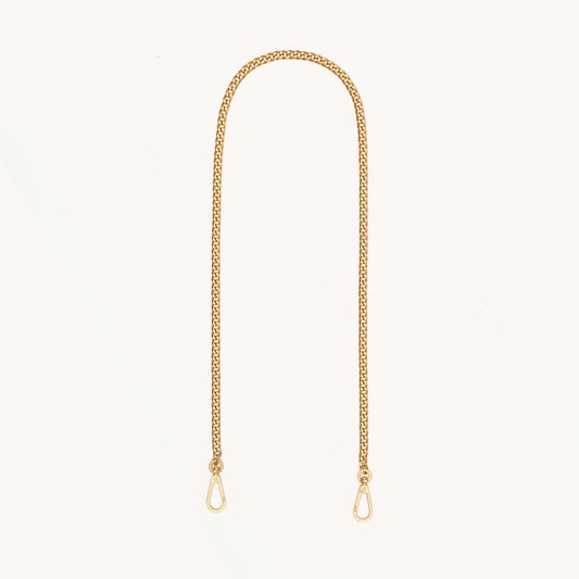 Metal Chain Long Strap | Brushed Gold