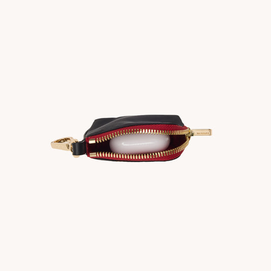 Syd-Pouch-Black-Nylon-G-Red-Zip-Inside-View