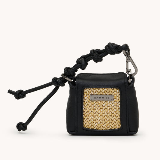 Mini-B-Noir-Smooth-Raffia-GM-Front-View